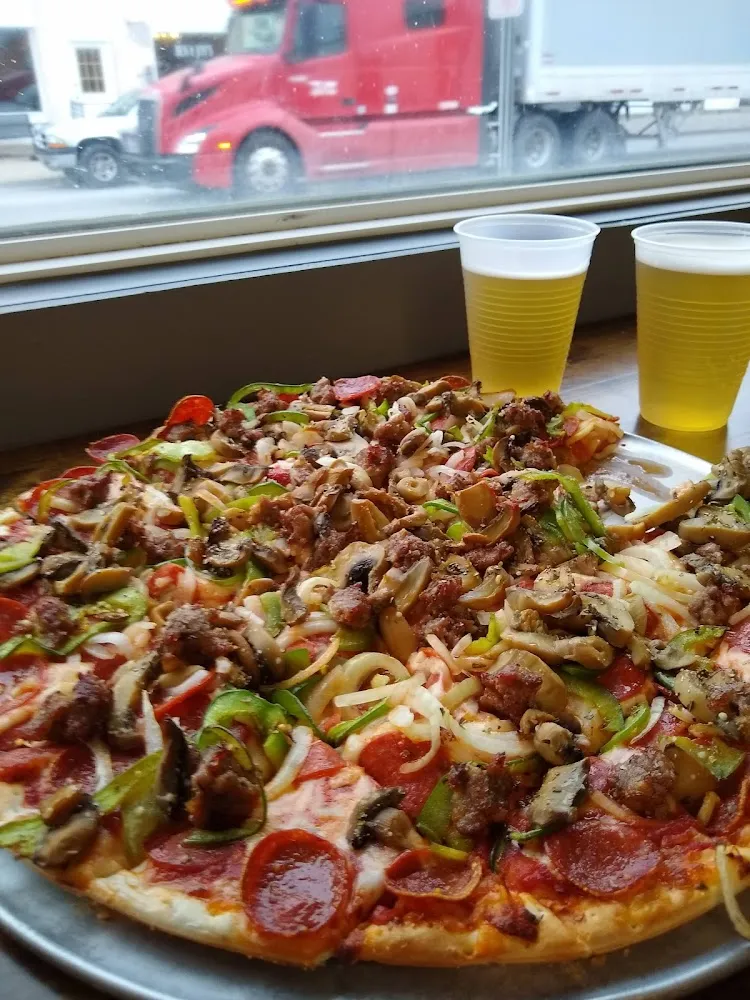 Large Scramble Pizza Our Absolute Favorite